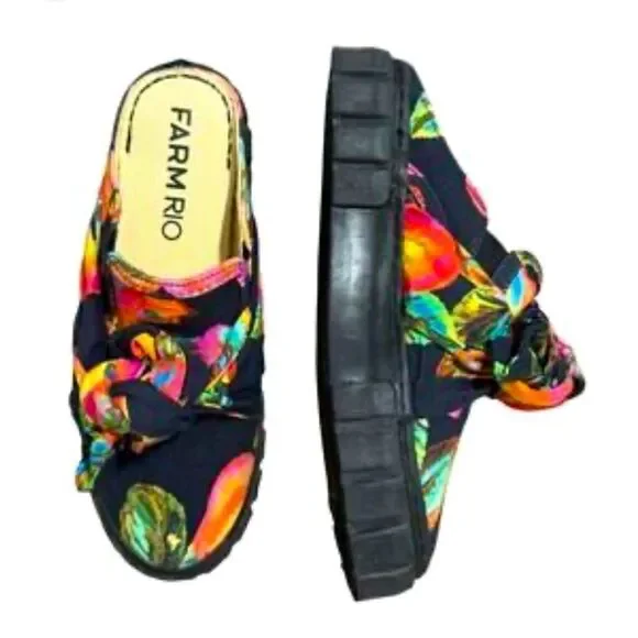 Farm Rio cashew black mule sneaker - Picture 1 of 6